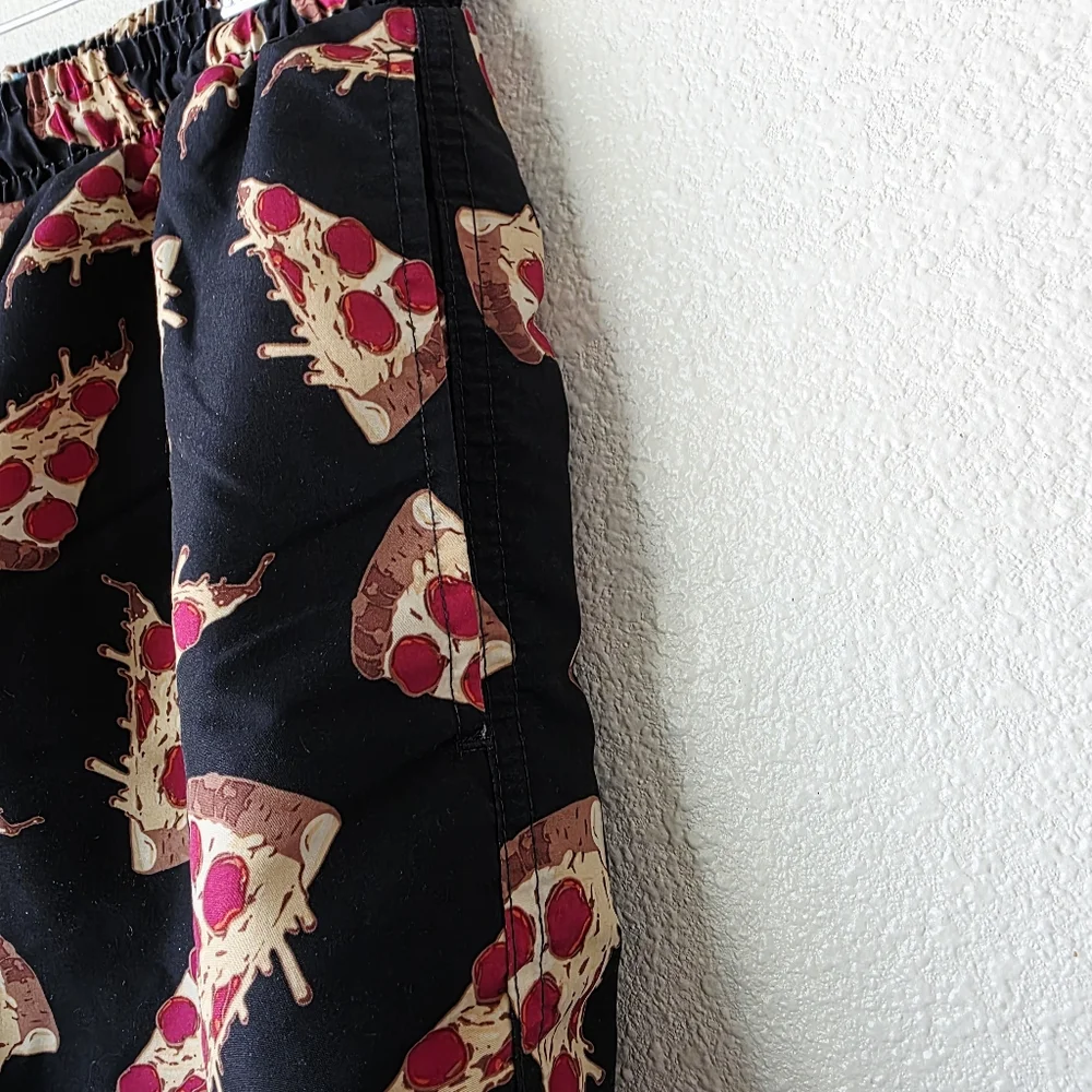 Primark PIZZA swimming trunks.  Men's swimming trunks SMALL
